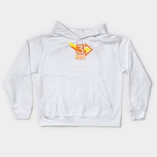 1977 - Torino Stocker Stacked (White) Kids Hoodie